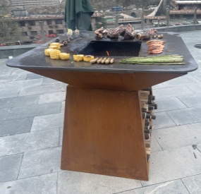 Corten Steel BBQ Grill